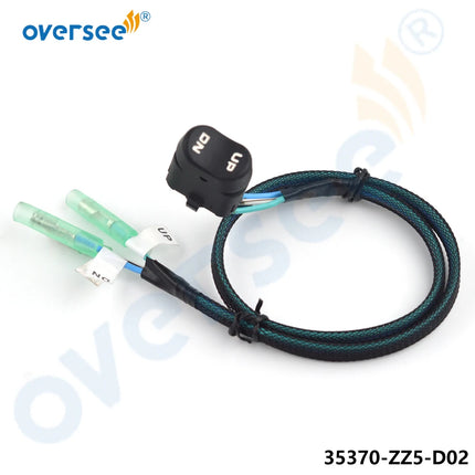 35370-ZZ5-D02 Boat Motor Power Trim & Tilt Switch for Honda Outboard Side Remote Control Box 24800-ZZ5-A02