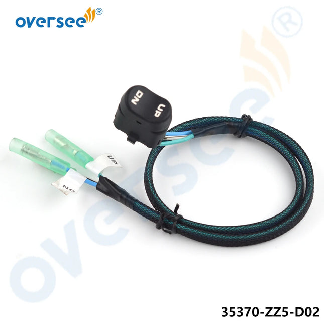 35370-ZZ5-D02 Boat Motor Power Trim & Tilt Switch for Honda Outboard Side Remote Control Box 24800-ZZ5-A02