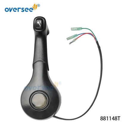 881148T Remote Control Box Handle With Tilt Trim Switch For Mercury Outboard Motor Mariner Side Mount