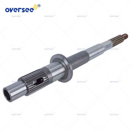 69K-45611-00 Propeller Shaft for Yamaha 200 225 250 HP 2-Stroke Outboard Engine Prop Shaft Counter Rotation 1990+