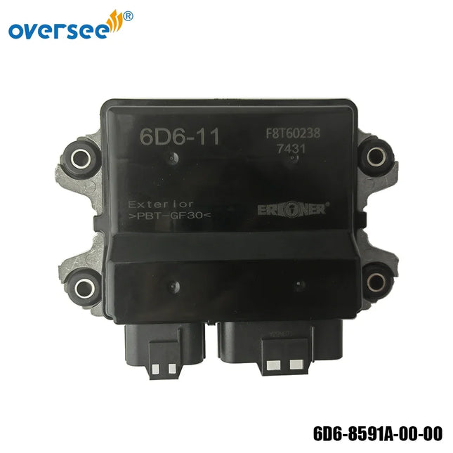 6D6-8591A ECU Engine Control Unit for Yamaha 4 Stroke 75HP F75 Outboard Engine 6D6-8591A-16-00