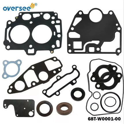 68T-W0001-00 Power Head Gasket Kit for YAMAHA F6A, F8C, F8F, F9.9J, F9.9F Outboard Engine 6AU-W0001-00
