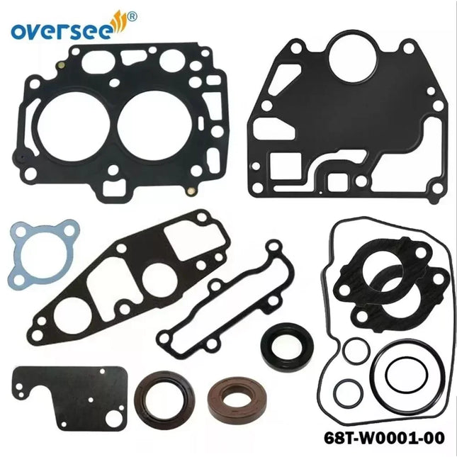 68T-W0001-00 Power Head Gasket Kit for YAMAHA F6A, F8C, F8F, F9.9J, F9.9F Outboard Engine 6AU-W0001-00
