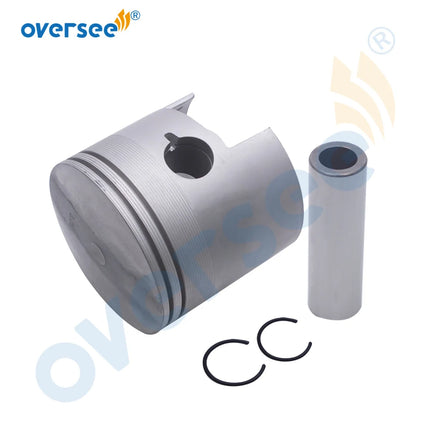 6H1-11635-03-00 Piston Kit +025 with Piston Ring For Yamaha Outboard 2T 75HP 85HP 90HP Engine Parsun T85 Oversize 688-11635