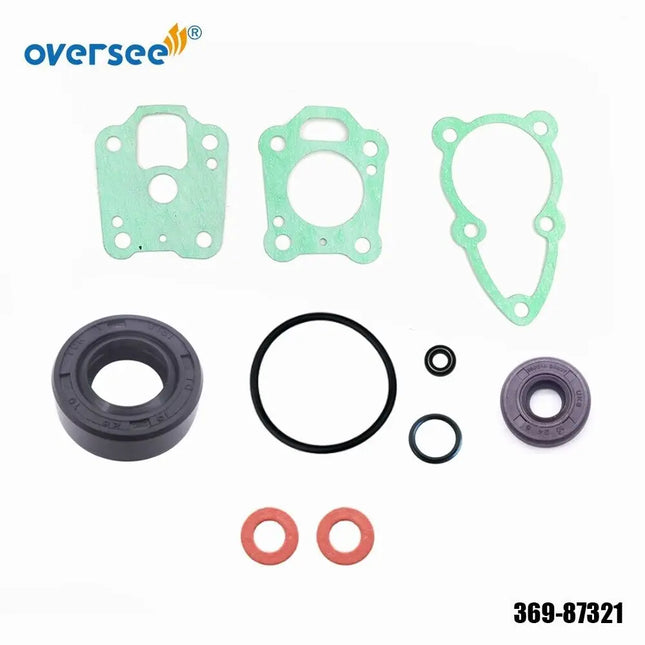 369-87321 Lower Unit Gasket Set For Tohatsu 4-5HP Hangkai 6HP Outboard