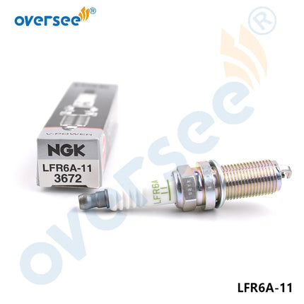LFR6A-11 NGK (3672) Standard Spark Plug Sparkplug Quicksilver 881284Q, 1-Pack