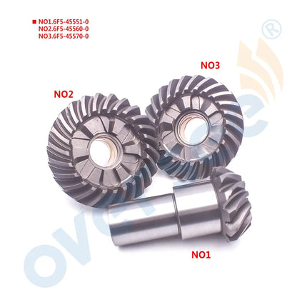 6F5 Gear Kit For YAMAHA 2T 40hp Outboard Engine Motor 6F5-45560-00 6F5-45570-00 6F5-45551-00