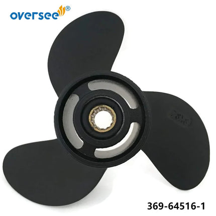 OVERSEE Boat Motor 369-64516 Propeller Aluminium For Tohatsu Nissan Outboard 369-64516-1 4HP 5HP 7.8 x 8"