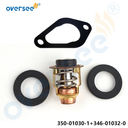 350-01030-1 Outboard Thermostat with Gasket 346-01032-0 for Nissan Tohatsu M15D2 M18E2 M8B M9.8B M9.9D2