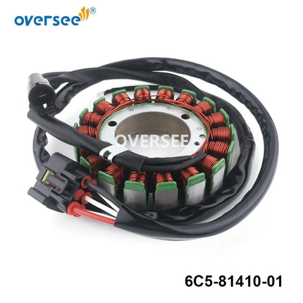 6C5-81410 Stator For Yamaha 50HP 60HP 70HP 6C6 Outboard Engine (2005-2017) 6C5-81410-00-00