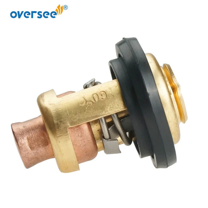 825212T02 Thermostat 60 Degrees For Mercury Yamaha Honda 4 Stroke Outboard Engine 19300-ZW9-003, 825212001, 66M-12411, 6G8-12411