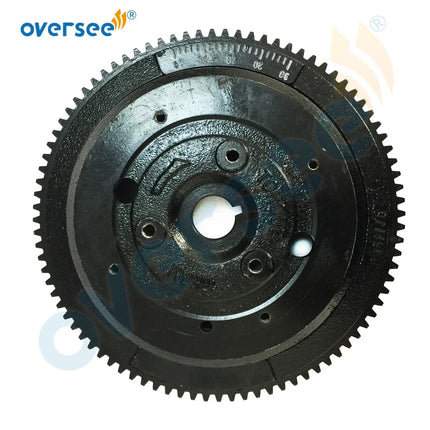 66T-85550 Electrical Start Flywheel For Yamaha Outboard Motor 2T E40X 40XMH Rator Parsun,Hidea,SEAPRO,HDX etc.66T-85550-10