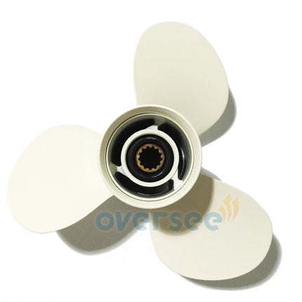 663-45952-02-EL Aluminum Propeller For Yamaha Outboard 40HP 50HP Engine 11-3/8x12-F