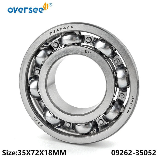 Ball Bearing 09262-35052 For SUZUKI Outboard 2 Stroke DT40-65HP Marine Crankshaft Parts 35x72x18