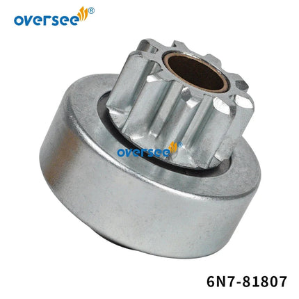 Boat Engine Starter Drive Gear 6N7-81807-00 for Yamaha Outboard Motor 150HP 200HP Motor Model 6N7