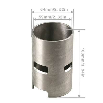 LINER SLEEVE FOR SUZUKI Outboard DT 9.9HP 15HP Cylinder Piston 59MM 11212-93100 11212-93130