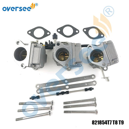 Electric Carburetor Kit 821854T7 T8 T9 For Mercury 2T 40 55 60HP 3Cly Outboard 821854T22 T23 T24