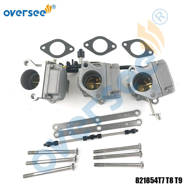 Electric Carburetor Kit 821854T7 T8 T9 For Mercury 2T 40 55 60HP 3Cly Outboard 821854T22 T23 T24