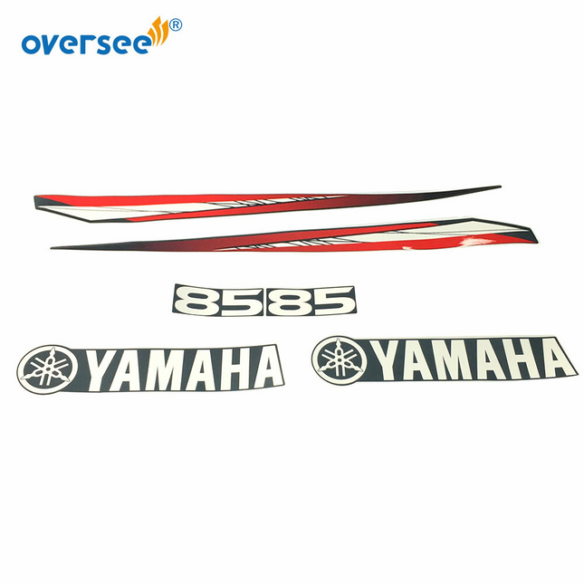 For Yamaha 85hp Two Stroke Outboard Graphics/Sticker Kit Top Cowling Sticker