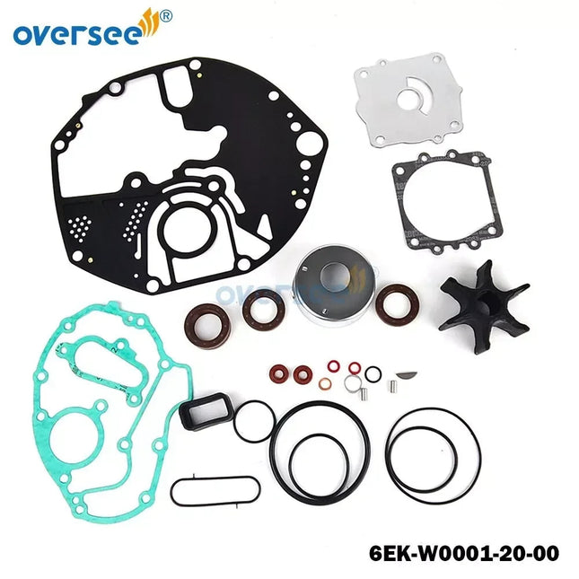 Lower Unit Gasket Kit 6EK-W0001-20 For Yamaha 2T 75-90-115-130HP Outboard Engine 6EK-W0001-20-00