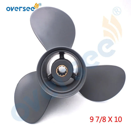 Marine Aluminum Propeller 9 7/8x10 for HONDA 25-30HP Outboard Engine Motor 58130-ZV7-010AH
