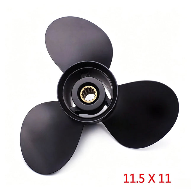 New Outboard Propeller 353-64103-0 For Tohatsu Nissan 50-70HP  353-64103-0 11.5 x 11 Alum. RH