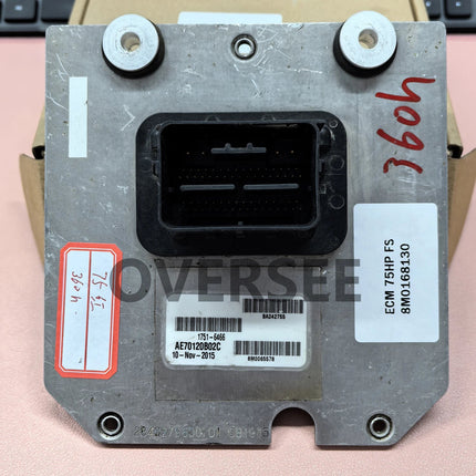 OEM 8M0168130 ECM for Mercury 75HP F75 4T Outboard Engine Used Original Parts