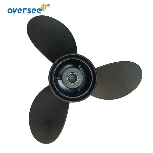 OVERSEE 3B2W64517-1 Marine Aluminum Propeller Size (8.5) 8.5x9 For Tohatsu 9.8HP Outboard Motor 8HP 9.8HP 9 Pitch