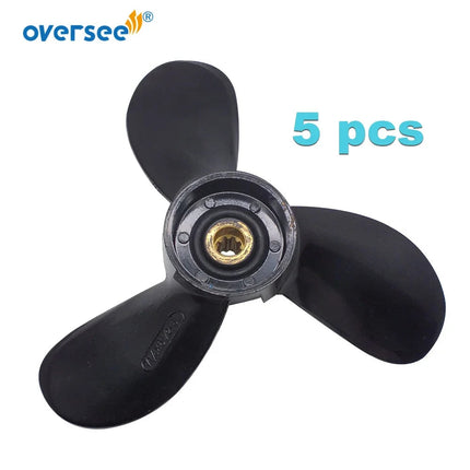 OVERSEE 5pcs Marine Propeller 646-45942-01 Size 7-1/4x5-1/2 For Yamaha 2HP 3HP 2A Outboard Motor 7 1/4x 5 1/2