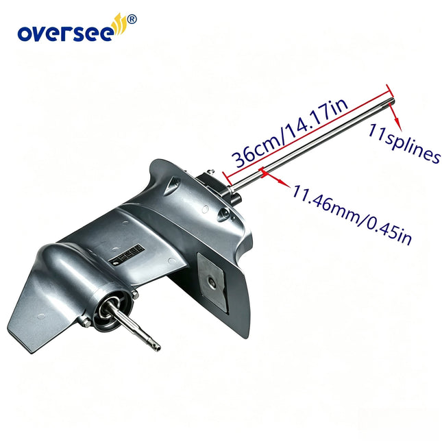 Oversee 66M-45300-01-4D Lower Casing Assy Short For Yamaha 4T 66M Series F9.9HP F13.5 F15 HP Outboard Engine 66M-45300 S