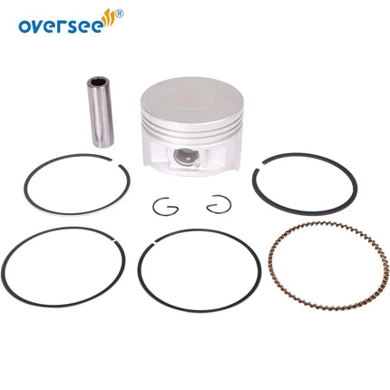 Oversee 69W-11631-00-97 STD Piston Set for Yamaha 4T 25HP 30HP 40HP 50HP 60HP Boat Motor 65mm