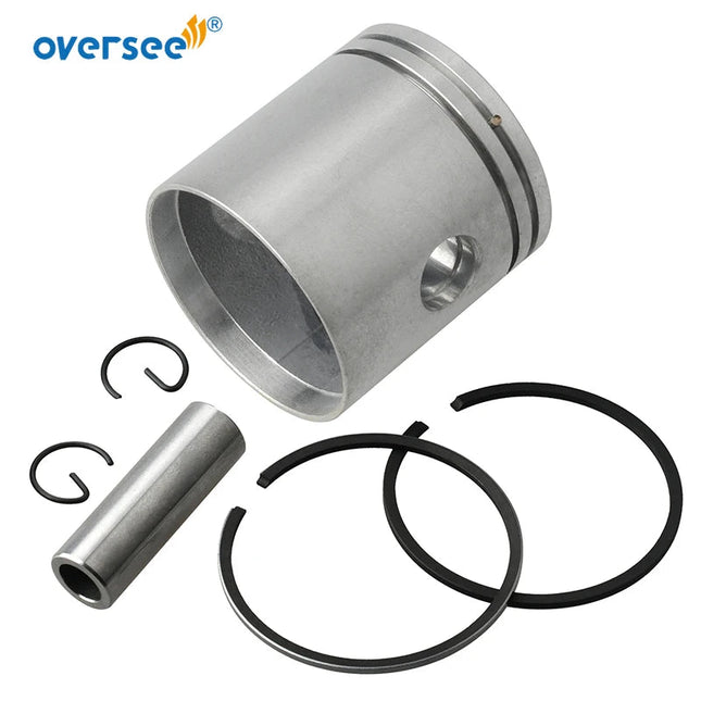 Piston and Rings Set (STD) 6L5-11631-00 & 6L5-11610-00-00 For Yamaha 3HP 2-Stroke Outboard Engine