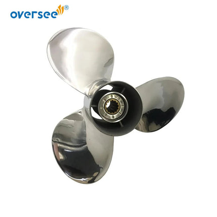 Stainless Steel Propeller 69W-45958-00-SS (663-45958-01-SS ) 11 1/4x14 for Yamaha Outboard Motor Motor 40HP 60HP 11 - 1/4 x 14