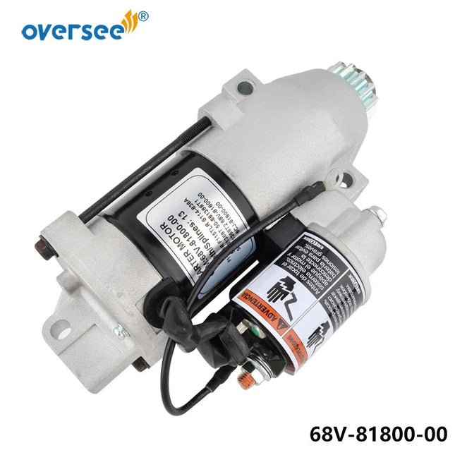 Starter Motor 68V-81800-00 for YAMAHA F115TJR F115TLR Outboard Engine S114-838A Mercury 50-881368T 50-881368T1 50-881368T2