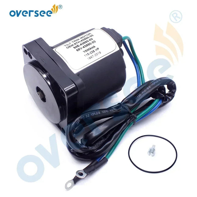 Tilt Trim Motor 67H-43880 For Yamaha OMC Outboard Motor Parts  67H-43880-00 64E-43880 64E-43880-00 Lester 10855 68V-43880