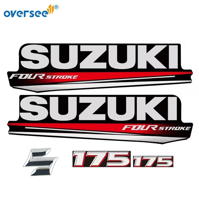 Top Cowling Sticker For Suzuki 4 Stroke 175HP Graphics/Sticker Kit Decals