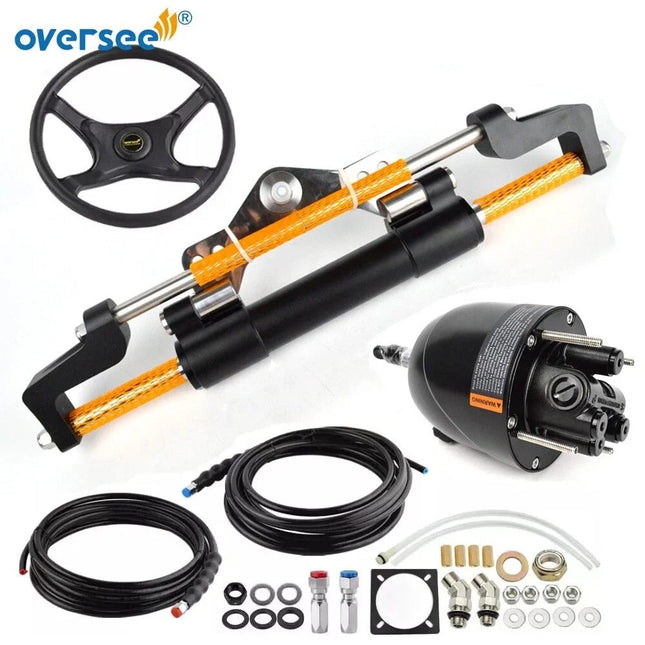 Up to 350HP Boat Hydraulic Steering Cylinder For Yamaha Mercury BayStar Teleflex Universal Steering