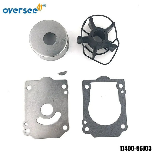 Water Pump Repair Kit for Suzuki DF150 175 200 HP 4-Stroke Outboard Engine 17400-96J03