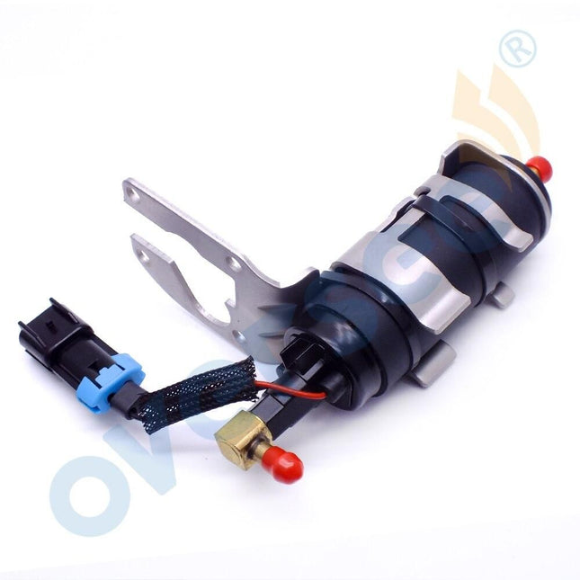 Oversee Marine 8M0047624; 8558432 Fuel Pump With Stainless Bracket Low Pressure Replacement For Mercury Mariner 110HP 115HP 135HP 150HP 175HP 200HP Outboard Engine Top Real