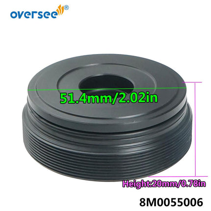 Oversee Marine 8M0055006; 813428 Tilt End Cap With Seals Replacement For Mercury 30HP 40HP 60HP Outboard Engine Top Real